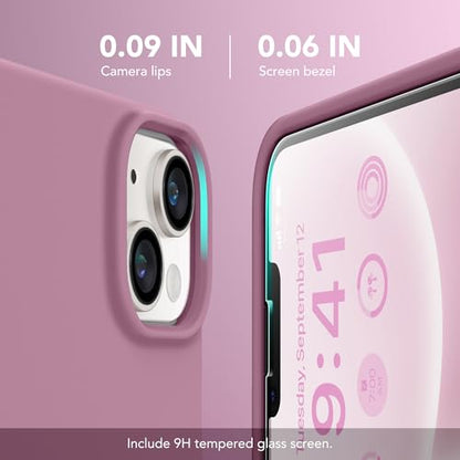 GONEZ Magnetic for iPhone 13/14 Case, Silicone Cover Blackcurrant - color: Blackcurrant, size: Iphone 13 /Iphone 14
