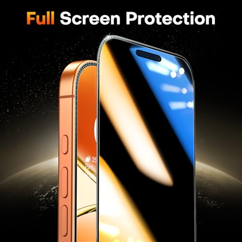 TOCOL for iPhone 17 Pro Privacy Screen Protector - color: Privacy