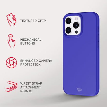 Tech21 EvoLite for iPhone 16 Pro Max Ultra Thin - Impact Protection Case - in Cobalt Blue - color: Blue, size: iPhone 16 Pro Max
