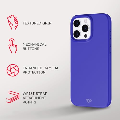 Tech21 EvoLite for iPhone 16 Pro Max Ultra Thin - Impact Protection Case - in Cobalt Blue - color: Blue, size: iPhone 16 Pro Max