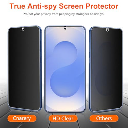 2 Pack for Samsung Galaxy S25 Plus Anti-Glare Matte Privacy Screen Protector 6.7 inch, Smooth and Responsive Touch Flexible EPU Film, [Support Fingerprint Unlock] [Self-Healing] [Not Glass] - size: Samsung Galaxy S25 Plus 6.7 Inch