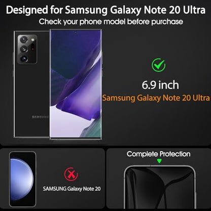 3 Pack TPU Privacy Screen Protector for Samsung Galaxy Note 20 Ultra 6.9" - size: Samsung Galaxy Note 20 Ultra