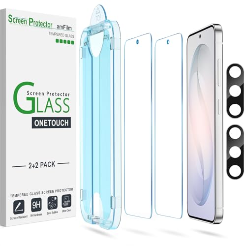 amFilm OneTouch for Samsung Galaxy S26+ Plus Screen Protector TemperedGlass - size: S26P-6.7"
