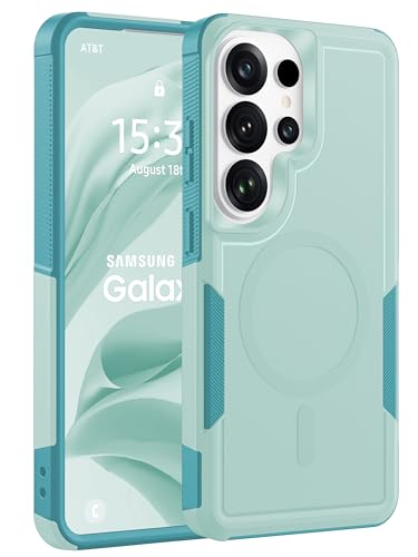 for Samsung Galaxy S26 Ultra Case Dual-Layer Shockproof Mintgreen | Fit for Magsafe, Rugged Heavy Duty Military-Grade Protection, Matte Finish Scratch Resistant Anti-Fingerprint, S 26 Ultra - color: Mintgreen