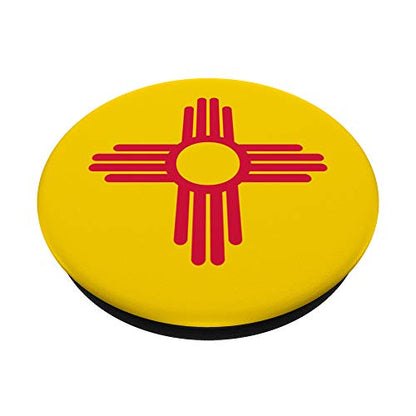 New Mexico Smartphone Grip - NM State Flag PopSockets PopGrip: Swappable Grip for Phones & Tablets
