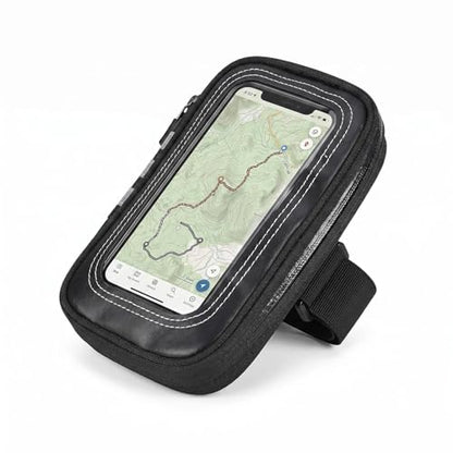 CHANGCHENG E-Dirt Bike Battery Cover Bag Phone Pouch with Touch Screen | Front Frame Pouch,Adjustable Viewing Stand &Hidden Pocket, Extended Strap for Surron Light Bee,Talaria ,E Ride Pro,Yozma In10