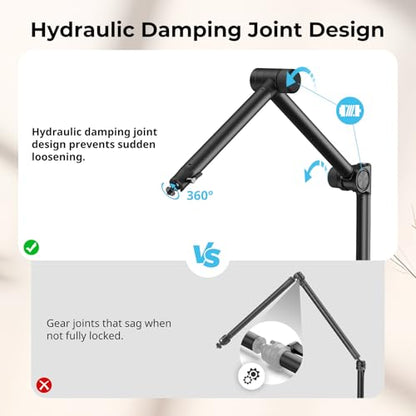 SMALLRIG Overhead 3-Section Desktop Camera Bracket Desk Mount - style: Clamp 4324