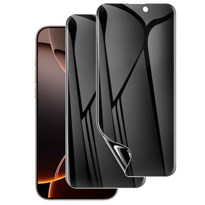 LYWHL 2 Pack for iPhone 16 Pro Max Privacy Screen Protector [Like Original Touch Sensitivity], Anti-Spy Private iPhone 16 Pro Max Film [Non-Glass], Case Friendly, Scratch-Resistant, Self-Healing - size: 6.9 inch - iPhone 16 Pro Max