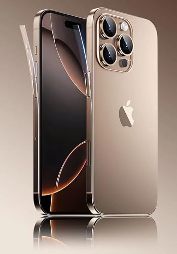 Ultra Thin Transparent Side Film For iPhone 16 Pro Max 6.9 inch Frame Protective Guard Film - 3 packs/TPU Hydrogel - color: for iPhone 16 pro max