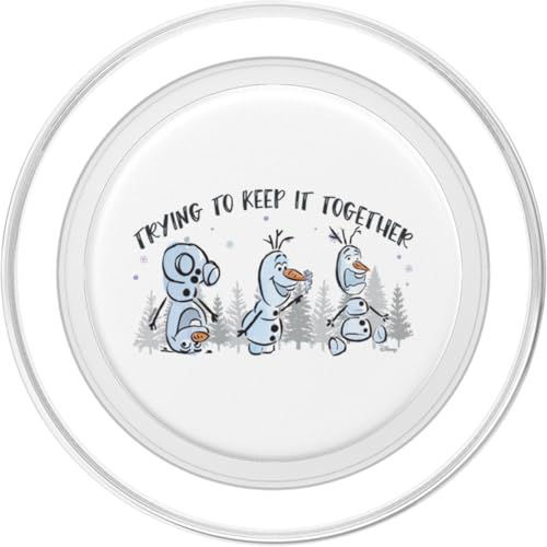 Frozen - Olaf Trying To Keep It Together PopSockets PopGrip for MagSafe - style: Magnetic PopGrip