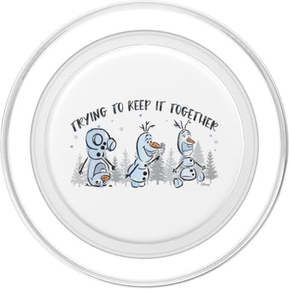 Frozen - Olaf Trying To Keep It Together PopSockets PopGrip for MagSafe - style: Magnetic PopGrip