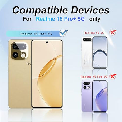 Ibywind for Realme 16 Pro+ Screen Protector,2-Pack,Hydrogel Film with Camera Lens Protector,Easy Installation Tool,Bubble-Free,Fingerprint Unlock Compatible,Anti-Shatter,Anti-Scratch - size: Realme 16 Pro+ 6.8 inches