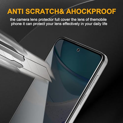 3 Pack Privacy Screen Protector for Motorola Moto G 5G 2023/Moto G Stylus 5G 2023/Moto G Power 2023, Anti Spy Tempered Glass 9H Hardness, Black Protector Anti Spy, Bubble Free, Anti-Scratch