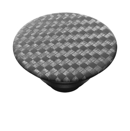 PopSockets Adhesive Phone Grip, Holder, Phone Stand, Black - Carbonite Weave - color: Carbonite Weave, style: Adhesive