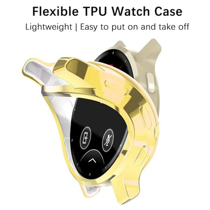 6 Pack Watch Screen Protector for GARMIN Venu3S 41mm, Soft TPU Case Full Protective Cover Flexible Bumper for GARMIN VENU3S Smart Watch - size: GARMIN Venu 3S 41mm