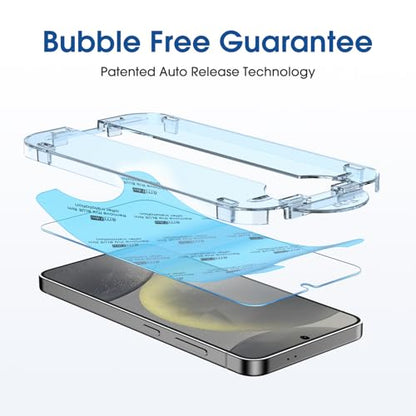 amFilm OneTouch for Samsung Galaxy S24 Screen Protector 6.2" Tempered Glass - size: S24-6.2"