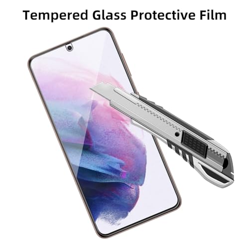 4 Pack Glass Screen Protector Compatible for Samsung Galaxy S21 5G / SM-g991u [9H Hardness]-HD Screen Tempered Glass, Scratch Resistant,Easy Install [Case Friendly] - size: Galaxy S21 5G