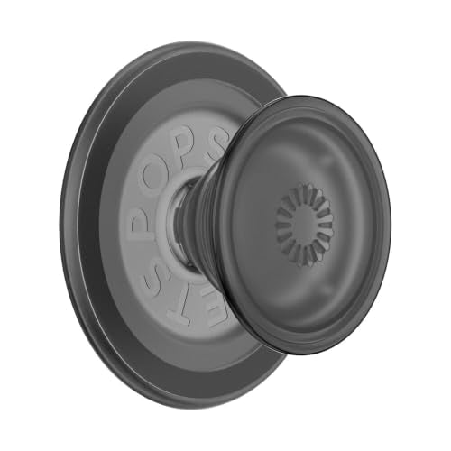 PopSockets Phone Grip for MagSafe, Magnetic Holder- Black Transluscent - color: Trasluscent Black, style: MagSafe