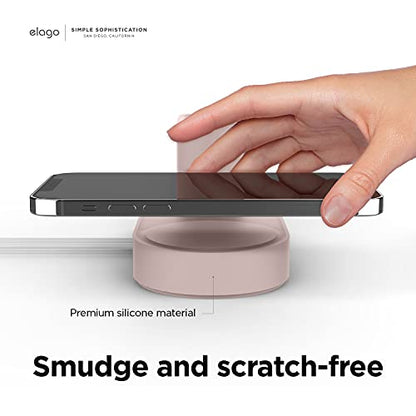 elago MS Charging Station for iPhone, AirPods, Apple Watch - color: Sand Pink