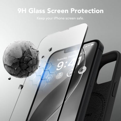 GONEZ Magnetic for iPhone 13/14 Case, Silicone Cover Black - color: Black, size: Iphone 13 /Iphone 14