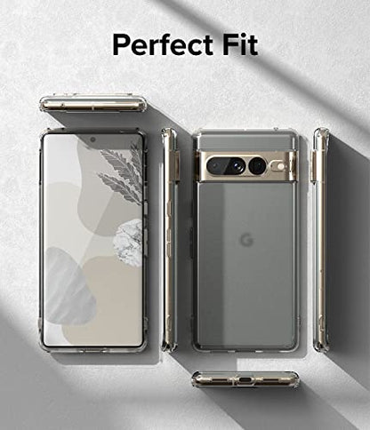 Ringke Fusion for Google Pixel 7 Pro Case [Oil & Dirt Resistant] Anti-Fingerprint Technology Prevents Oily Smudges Phone Cover for Women, Men - Matte Clear | Oil & Dirt Resistant, Anti-Fingerprint Technology Prevents Oily Smudges, Frosted Coating Feels Ve