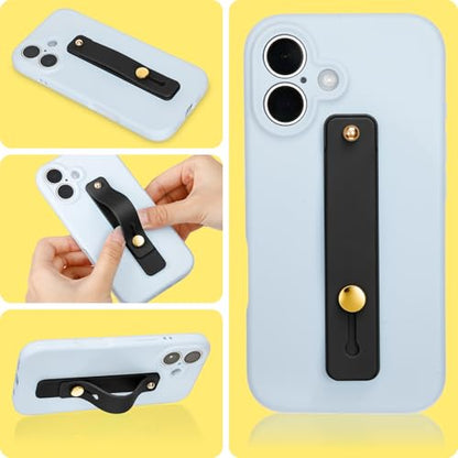 Weewooday 15 Pcs Phone Grip Strap Telescopic Finger Strap Stand,Black - color: Black
