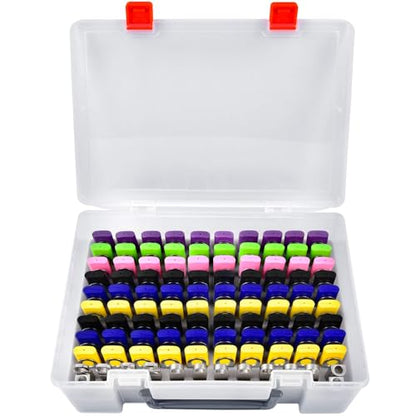 FULLCASE USB Flash Drive Case for SanDisk,for Samsung,for PNY,104-Slot - color: White