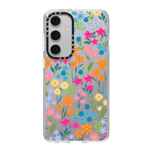 CASETiFY for Galaxy S24+ Case - Impact Clear | Not Yellowing | 6.6 ft. Drop Protection | bright spring flowers - daisy floral pattern | Clear - color: bright spring flowers - daisy floral pattern, size: Galaxy S24+