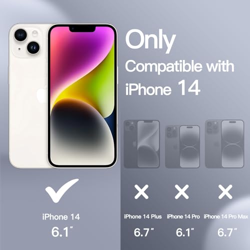 JETech Silicone Case for iPhone 14, Starlight | Silky Soft Touch, Shockproof Protection, Scratch Resistant, Microfiber Lining - color: Starlight, size: iPhone 14