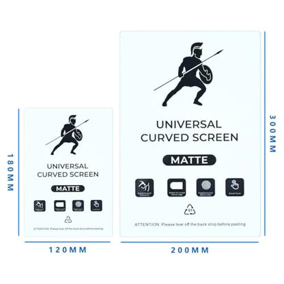 8 inch -11 inch Universal Flexible Hydrogel Film Straight Curved Screen Protector Cut Machine Mobile Phone PAD Tablet Protective Film (Matte, 120mm X 180mm) - color: Matte, size: 120mm X 180mm