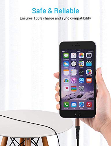 [ Apple Certified 2pack ] iPhone Charger,Lightning Cable, Fast Charging Cables for Apple iPhone 12/11/11Pro/11Max/ X/XS/XR/XS Max/8/7/6/5S/SE/iPad Mini Air (10ft, Brown) - color: Brown, size: 10foot