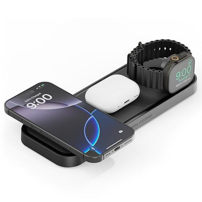 NOCO XGrid XDP3 3-in-1 Wireless Charging Station - iPhone, Watch & AirPods