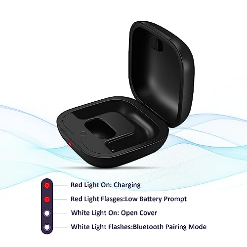 Replacement Charging Case Compatible with Powerbeats Pro: Charger Case with Bluetooth Pairing Button, 700mAh Battery, Not Included Earbuds - color: Powerbeats Pro 1 Black