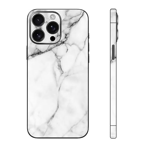 Skin Wrap Compatible with 13/14/15/16/17 Pro Max (White, 14 Pro Max) - color: White, size: 14 Pro Max