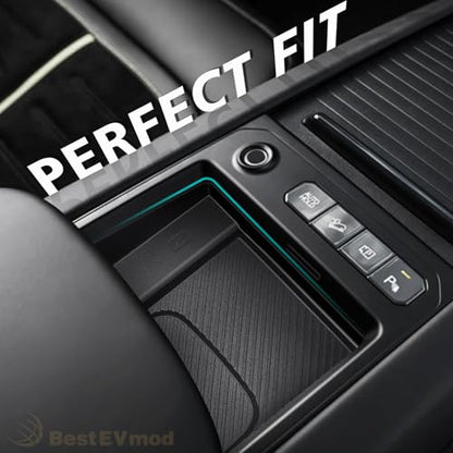 BestEvMod Wireless Charger Mat for 2024 2025 2026 Kia EV9 (Black) - color: Black, size: 24+ EV9