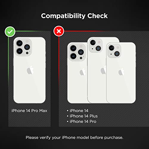 Encased Titan-X Designed for iPhone 14 Pro Max Waterproof Case Compatible with MagSafe and Belt Clip Holster (MIL-Spec Extreme Protection) - size: iPhone 14 Pro Max