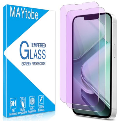 MAYtobe 2-Pack Screen Protector for iPhone 17e, 16e Eye Care Tempered Glass - size: iPhone 17e,16e