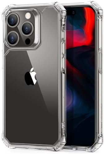 ESR for iPhone 15 Pro Max Case, Military-Grade Protection with Shock-Absorbing Corners, Scratch-Resistant and Anti-Yellowing Acrylic Back, Slim Protective Phone Case, Air-Armor Series, Clear - color: Clear