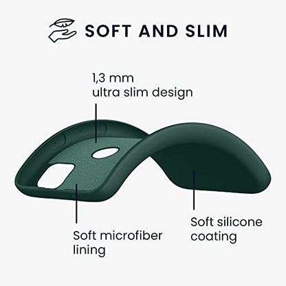 kwmobile Case Compatible with Google Pixel 4a Case - Slim Protective TPU Silicone Phone Cover - Moss Green - color: moss green