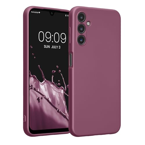 kwmobile Case Compatible with Samsung Galaxy A14 5G Case -Soft TPU Back Phone Cover - with Metallic Look - Metallic Lavender - color: Metallic Lavender, size: Galaxy A14 5G