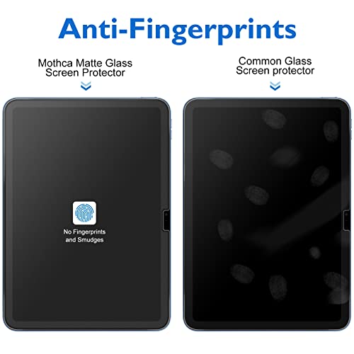 Mothca Matte Glass Screen Protector for iPad 11-inch A16 2025 (11th Generation) / iPad 10th Generation 10.9-inch 2022 Anti-Glare & Anti-Fingerprint Tempered Glass (Not Privacy) with Alignment Frame - size: iPad 11th 11"/iPad 10th 10.9"