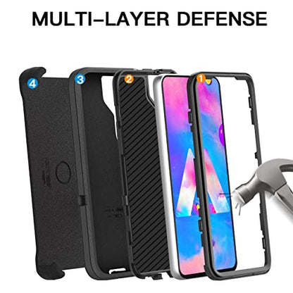 AICase Belt-Clip Holster Case for Galaxy S22, Heavy Duty Drop Protection Full Body Rugged Shockproof/DustProof Military Grade Tough Durable Cover for Samsung Galaxy S22 (Black) - color: Black with Belt Clip
