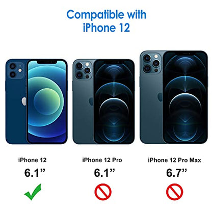 JETech Privacy Screen Protector for iPhone 12, 2+2 Pack - size: iPhone 12