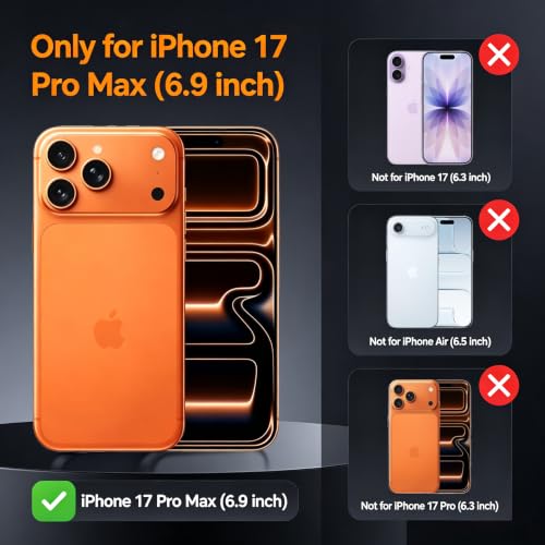 Lunivop Compatible with iPhone 17 Pro Max Case Wallet Clear Card Holder TPU Slim Soft Shockproof Anti-Yellowing Anti-Scratch Transparent Phone Case (for 17 Pro Max 6.9 '' Clear) - size: for iPhone 17 Pro Max