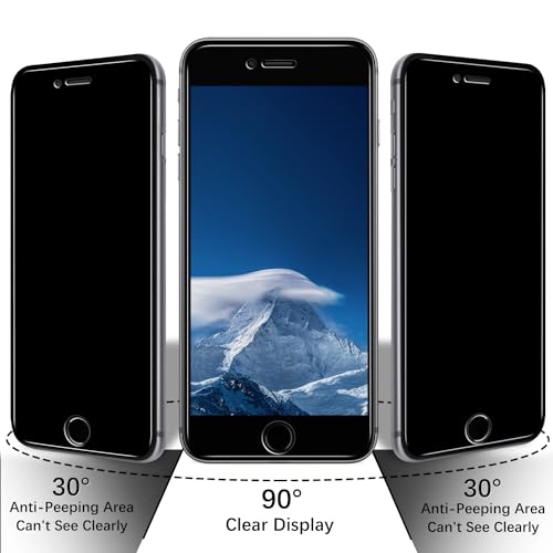 2 Pack Privacy Screen Protector for iPhone 8 Plus/iPhone 7 Plus - size: iPhone 8 Plus 5.5-Inch