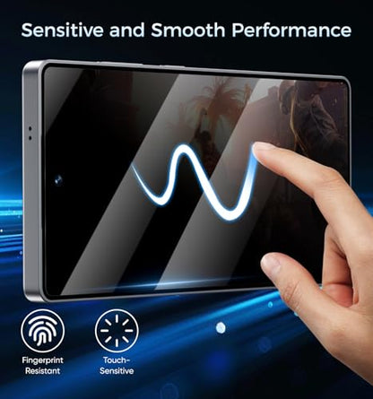 MAGIC JOHN 3rd Gen Upgraded Privacy Screen Protector for Samsung S25 Ultra - size: S25 Ultra 6.9inch