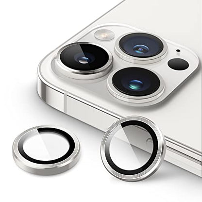 JETech Camera Lens Protector for iPhone 14 Pro/14 Pro Max, Silver, 1 Set - color: Silver