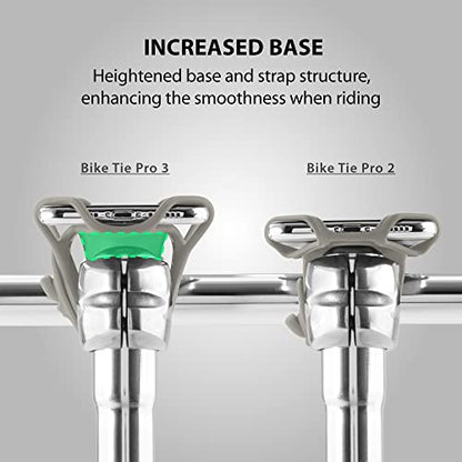 Bone Bike Tie Pro 3, Universal Bike Phone Stem Mount for 5.8"-7.2" Phones - color: Bike Tie Pro 3 - Gray