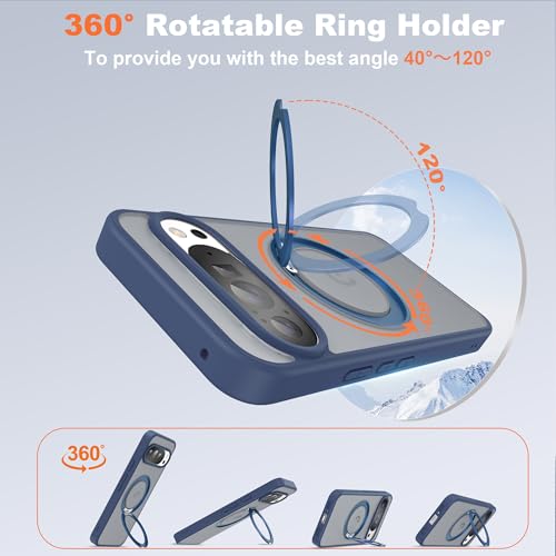 Compatible with Google Pixel 10/10 Pro Case with Stand 6.3",Blue - color: Blue, size: Google Pixel 10/Pixel 10 Pro