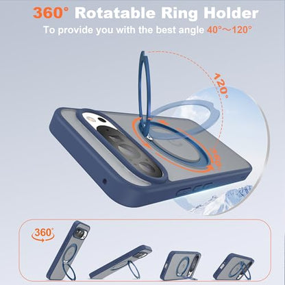 Compatible with Google Pixel 10/10 Pro Case with Stand 6.3",Blue - color: Blue, size: Google Pixel 10/Pixel 10 Pro
